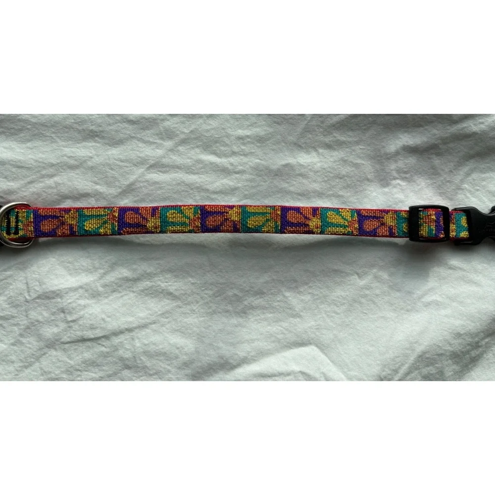 Lupine Pet Dog‎ Collar Crazy Daisy - 3/4 Inch width NWOT